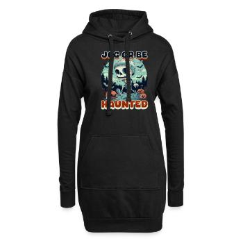 Halloween-Läufer Joggen oder verfolgt werden! - Hoodie-Kleid - Schwarz - Vorne