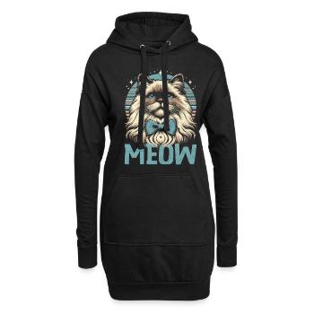 Miau Ragdoll Katze Liebhaber Ragdolls Katzen - Hoodie-Kleid - Schwarz - Vorne