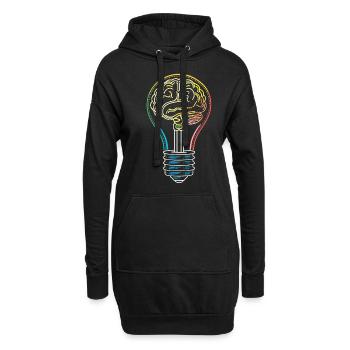 phonemisPhonemische Bewusstseinswissenschaft - Hoodie-Kleid - Schwarz - Vorne