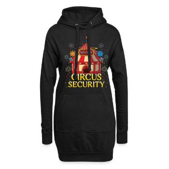 Carnaval Bienvenue Cirque Masque de Sécurité Soleil - Sweat-shirt à capuche long Femme - noir - Devant