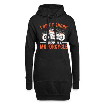 Moto Moto Hommes Moto - Sweat-shirt à capuche long Femme - noir - Devant