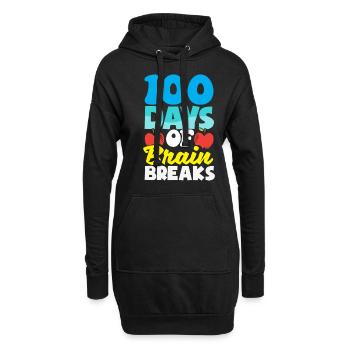 Psychologie Conseillère Psychologique Scolaire - Sweat-shirt à capuche long Femme - noir - Devant