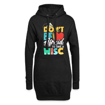 Psychologie Conseillère Psychologique Scolaire - Sweat-shirt à capuche long Femme - noir - Devant