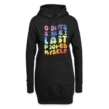Funny Cooped Mir Badezimmer meme - Hoodie-Kleid - Schwarz - Vorne