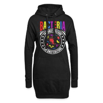 Bakterien Die Einzige Kultur, Die Manche Menschen - Hoodie-Kleid - Schwarz - Vorne