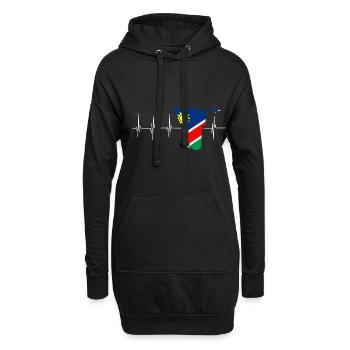 Namibia Afrika Shirt Geschenkidee - Hoodie-Kleid - Schwarz - Vorne