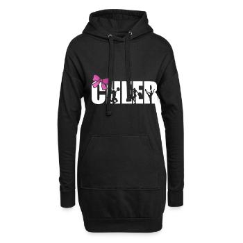 Cheer Graphic Cheerleading Cheerleader Gymnast Dan - Hoodie-Kleid - Schwarz - Vorne