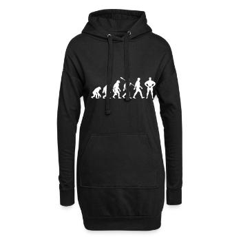 Evolution Musculation Musculation - Sweat-shirt à capuche long Femme - noir - Devant