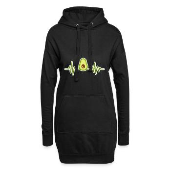 Avocado - Hoodie-Kleid - Schwarz - Vorne