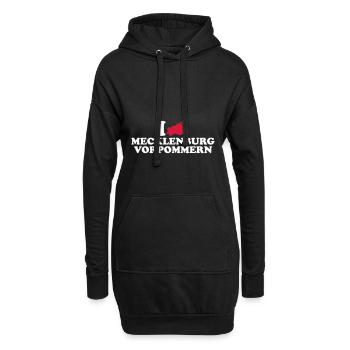 Mecklembourg Poméranie occidentale - Sweat-shirt à capuche long Femme - noir - Devant