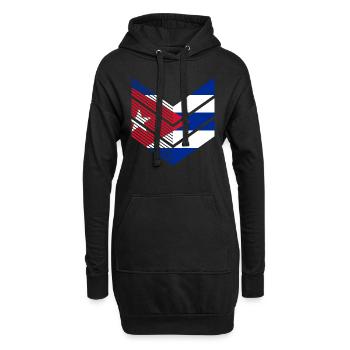 Vacances Cuba Voyage dans les Caraïbes La Havane - Sweat-shirt à capuche long Femme - noir - Devant