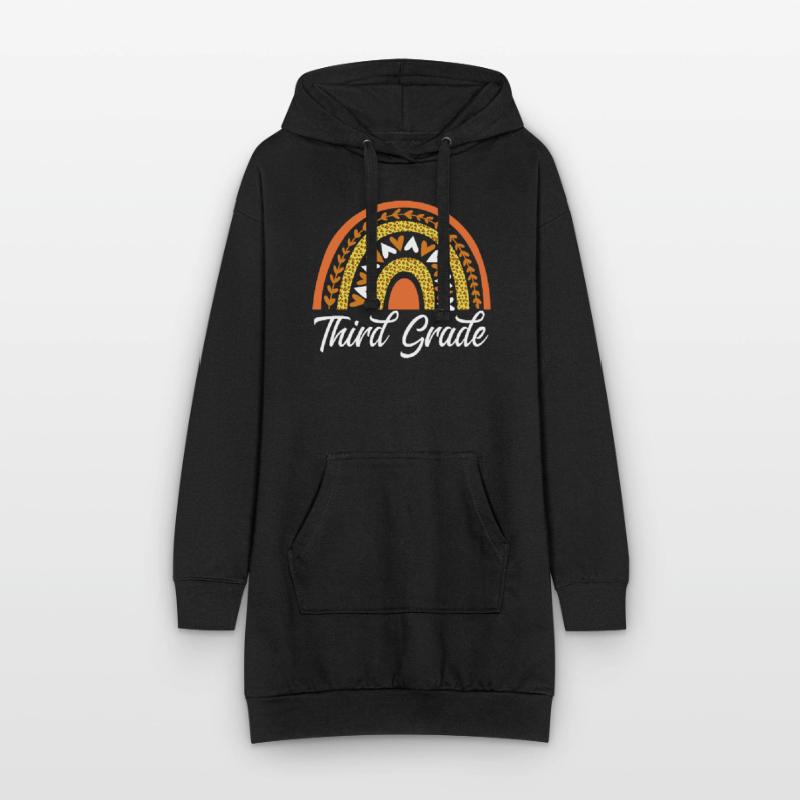 Leopard Rainbow Design Third Class For Hoodie Dress