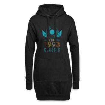 Best of 1993 Classic 29th Birthday Record - Sweat-shirt à capuche long Femme - noir - Devant
