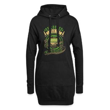 Bien sûr, je couvre tout pour les boulangers ou - Sweat-shirt à capuche long Femme - noir - Devant