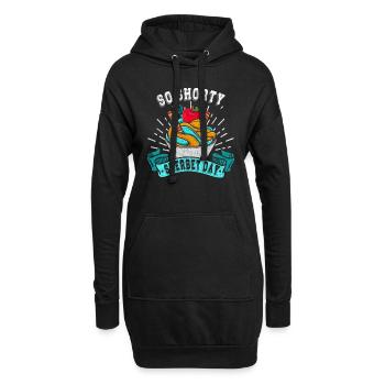 So Shorty, It Is Sorbet-tag Pour les fans de Frozen - Sweat-shirt à capuche long Femme - noir - Devant