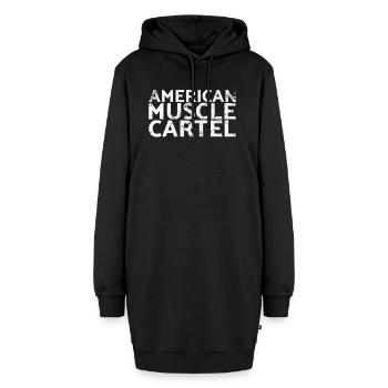 American Muscle Cartel pour les propriétaires de muscle car - Sweat-shirt à capuche long Femme - noir - Devant