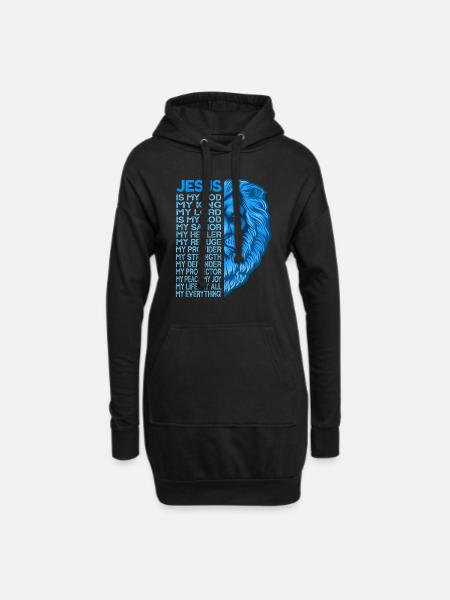God Bible Jeremiah Christianity religion - Hoodie Dress - black