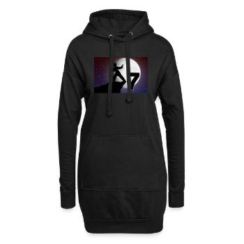 7. Geburtstag Kampfsport karate 7 Jahre alt - Hoodie-Kleid - Schwarz - Vorne