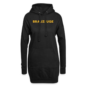 Brewware-biertrinker - Hoodie-Kleid - Schwarz - Vorne