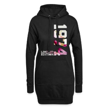 52. GEBURTSTAG 52 JAHRE LIMITED EDITION 1974 - Hoodie-Kleid - Schwarz - Vorne