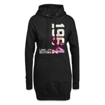 62E ANNIVERSAIRE 62 ANS ÉDITION LIMITÉE 1964 - Sweat-shirt à capuche long Femme - noir - Devant