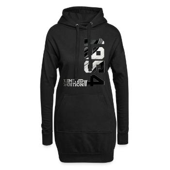 ÉDITION LIMITÉE 72E ANNIVERSAIRE 1954 - Sweat-shirt à capuche long Femme - noir - Devant