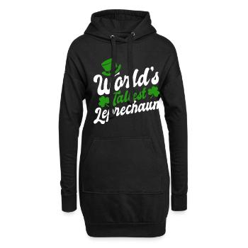 World's Tallest Leprechaun - St. Patrick's Day - Hoodie-Kleid - Schwarz - Vorne