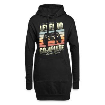 10th Birthday Level 10 Complete Limited Edition - Hoodie Dress - black - Front