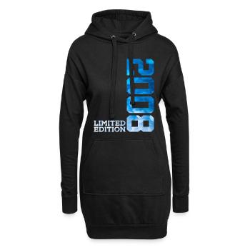 18E ANNIVERSAIRE ÉDITION LIMITÉE 2008 - Sweat-shirt à capuche long Femme - noir - Devant