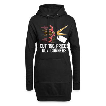 Preissenkung nicht Ecken Couponer Shopper Speichern - Hoodie-Kleid - Schwarz - Vorne