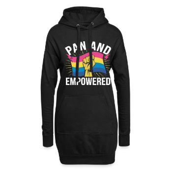 Pan et Empowered LGBTQIA Pride Month Pansexuality - Sweat-shirt à capuche long Femme - noir - Devant
