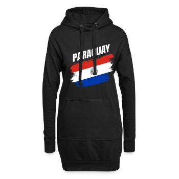 Paraguay Amérique Voyage Idée cadeau - Sweat-shirt à capuche long Femme - noir - Devant