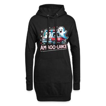Am-Boo-Lance Krankenwagenfahrer Rettungssanitäter EMS Hallo - Hoodie-Kleid - Schwarz - Vorne
