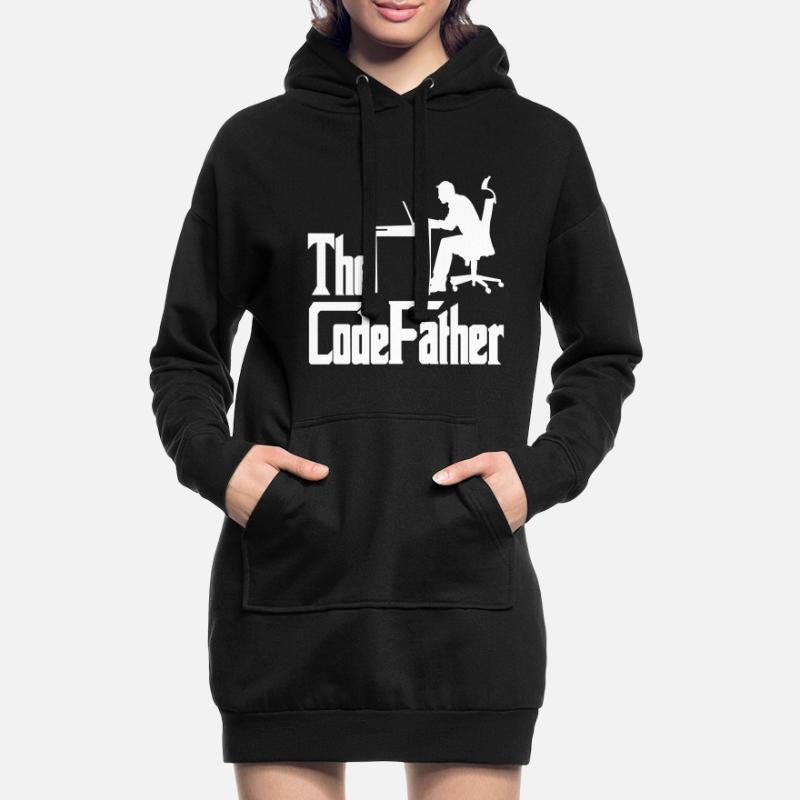 The Codefather Programmer Coder Developer Software Hoodie-Kleid