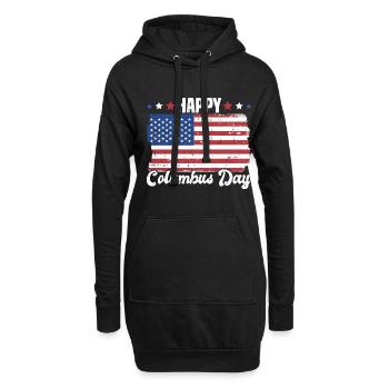 Christopher Columbus - Hoodie-Kleid - Schwarz - Vorne