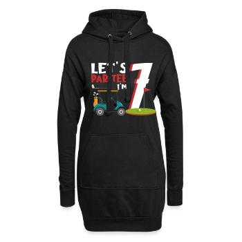 Geschenk für Minigolfspieler - Hoodie-Kleid - Schwarz - Vorne