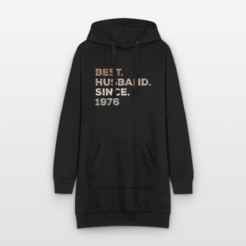 Bester Ehemann seit 1976 Jubiläumsgeschenk Hoodie-Kleid