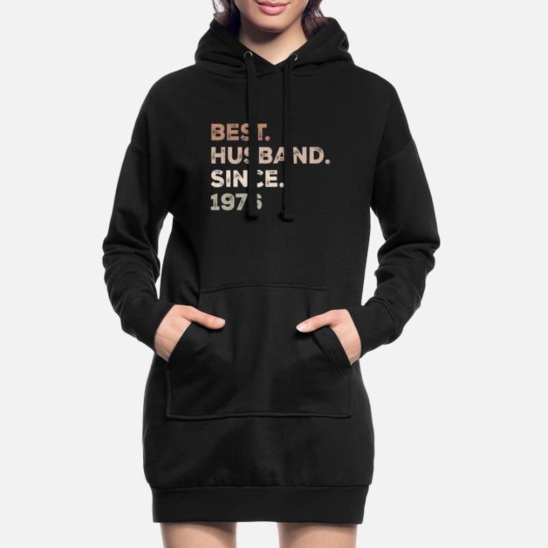 Bester Ehemann seit 1976 Jubiläumsgeschenk Hoodie-Kleid