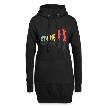 Posaunist Posaunist Evolution Marching Band - Hoodie-Kleid - Schwarz - Vorne