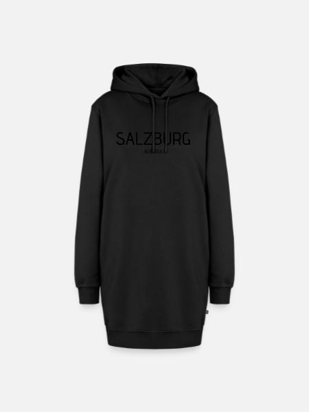 salzburg - Hoodie-Kleid - Schwarz