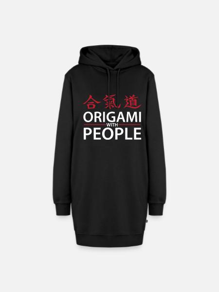 Aikido Kampfsport Geschenk - Hoodie-Kleid - Schwarz