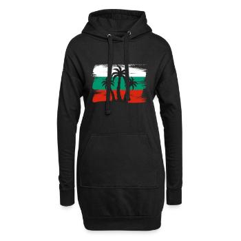 Bulgarien Flagge Bulgarische Fahne Goldstrand - Hoodie-Kleid - Schwarz - Vorne