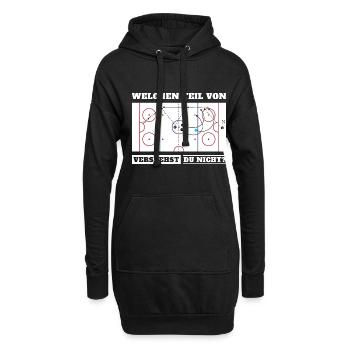 Eishockeyspiel Welchen Teil Von Eishockey Verstehs - Hoodie-Kleid - Schwarz - Vorne