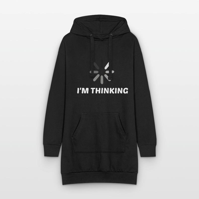 I'm Thinking Coder Software Developer Programmer N Hoodie-Kleid