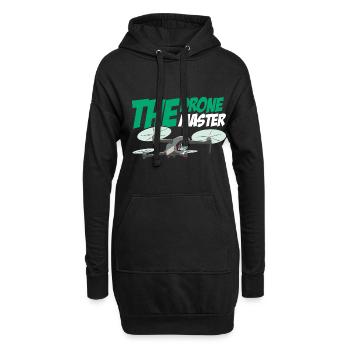 The Drone Master Drone Flying Quadcopter RC Pilot - Hoodie Dress - black - Front