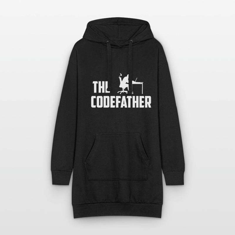 The Codefather Programmer Coder Developer Software Hoodie-Kleid