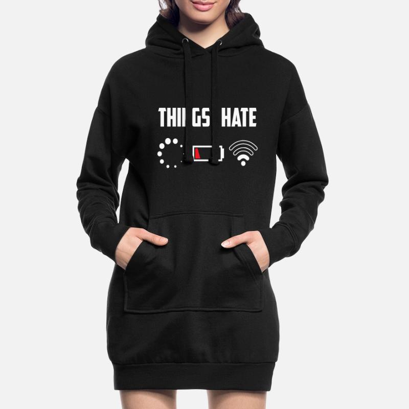 Things I Hate Programmer Coder Coding Developer So Hoodie-Kleid