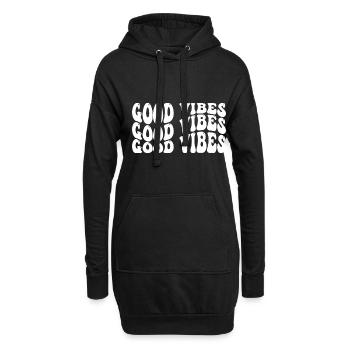 Aimer que pour vous Self Love Citation inspirante - Sweat-shirt à capuche long Femme - noir - Devant