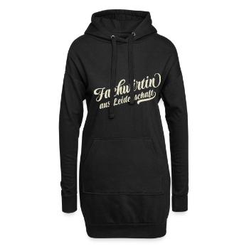 Fachwirtin aus Leidenschaft Motivation und Erfolg - Hoodie-Kleid - Schwarz - Vorne