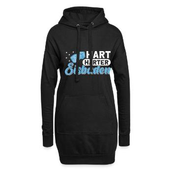 Eisbader Eisschwimmen Eisbaden - Hoodie-Kleid - Schwarz - Vorne